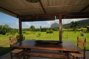 Outdoor dining - Kiter's Nest Baie de Cap (Le Morne)