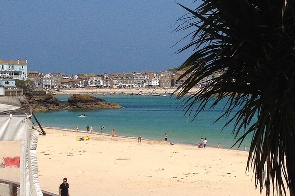 St Ives from Porthminster Beach