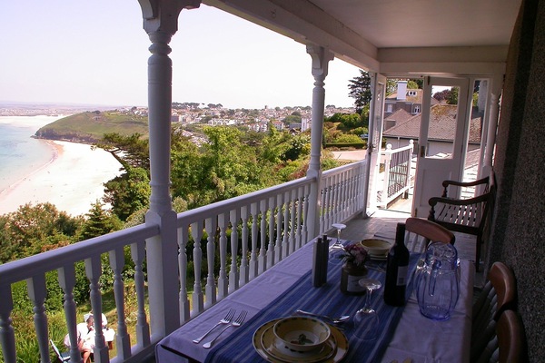 Our Spacious covered balcony