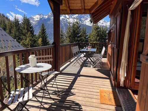 Chal'Oz, charming and comfortable chalet near the ski slope (90m)