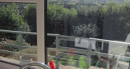 Amazing Panoramic Views Over Glastonbury, Near Tor, And Chalice Well