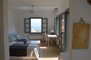 Desk, iron/ironing board, free WiFi, bed sheets