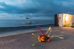 On the beach - Villa Lovina-beach 2, luxury 5 * villa, staff, beachfront, pool, free boattrip (Dencarik)