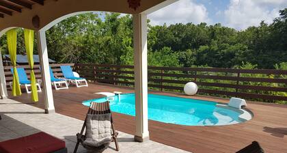 Mascotte Villa with pool and games room on the heights of Gosier