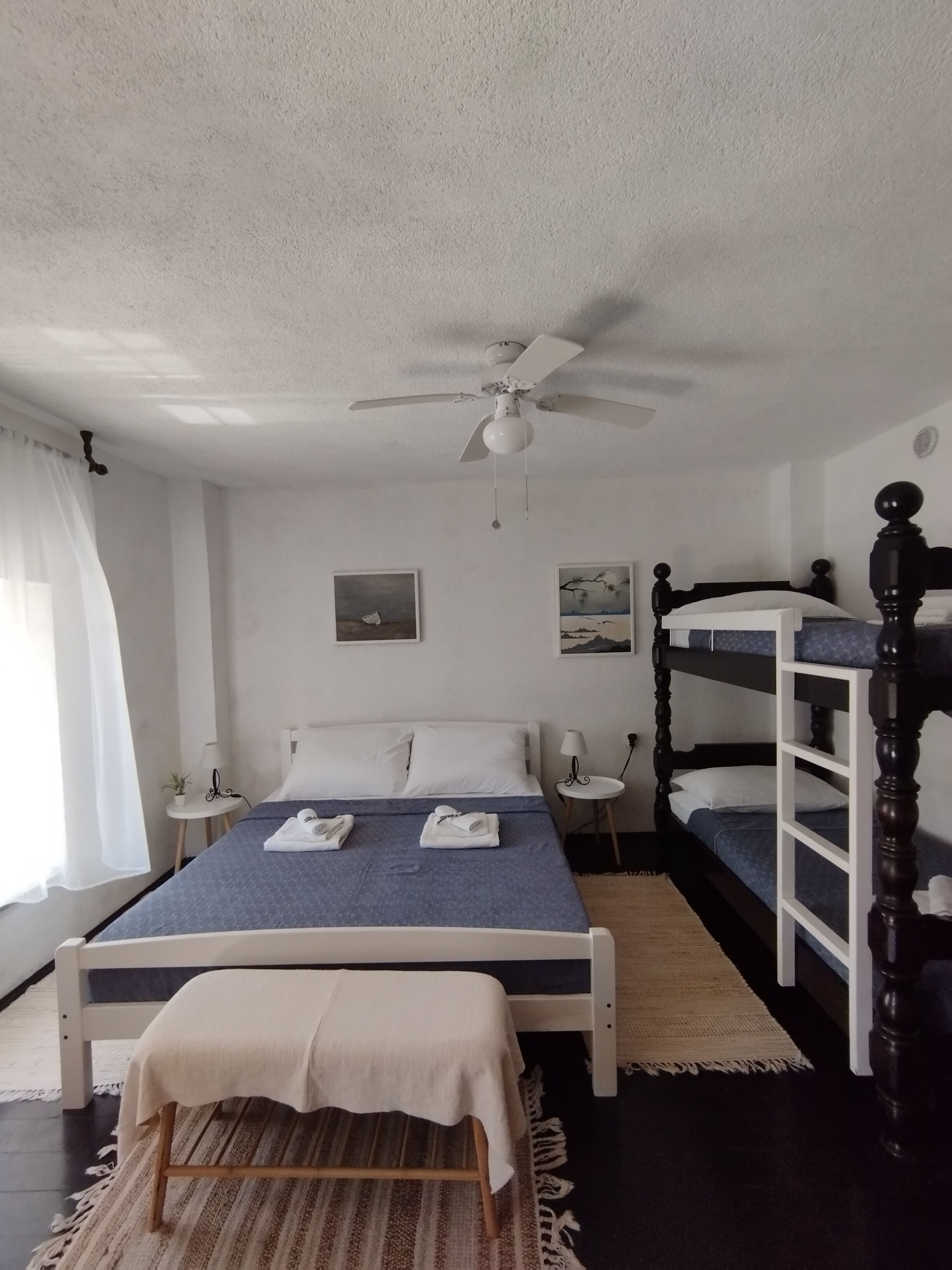 2 bedrooms, iron/ironing board, travel crib, free WiFi