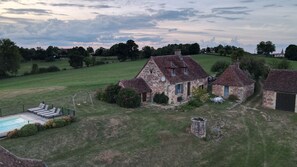 Exterior - Old farmhouse with privat pool- BADEFOLS D'ANS (Badefols-D'ans)