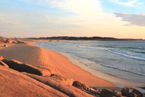 På stranden, liggestole