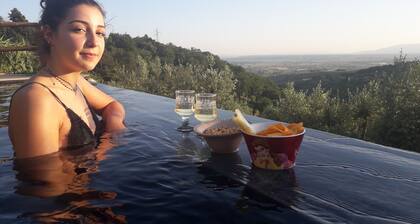Typisch toskanisches Bauernhaus aus Stein