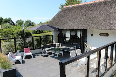 Casa de vacaciones en la playa (wifi gratuito)