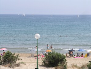 Na praia 
