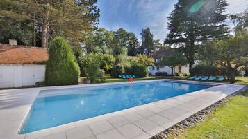 Una piscina riscaldata