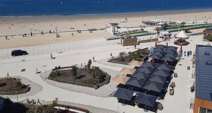 Appart.T2 de 28m2 + véranda de 9m2 / 5Úme étage face mer /appart. dans résidence