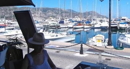 Appartement rénové ,dernier étage, vue  mer , terrasse paysagée  40m2,