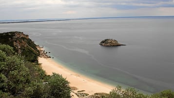 Sun loungers, beach towels