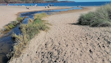 Vlak bij het strand