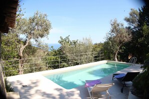 Pool - Villa With Private Pool with Sea Views . Homely  traditional majorcan house (Deyá)