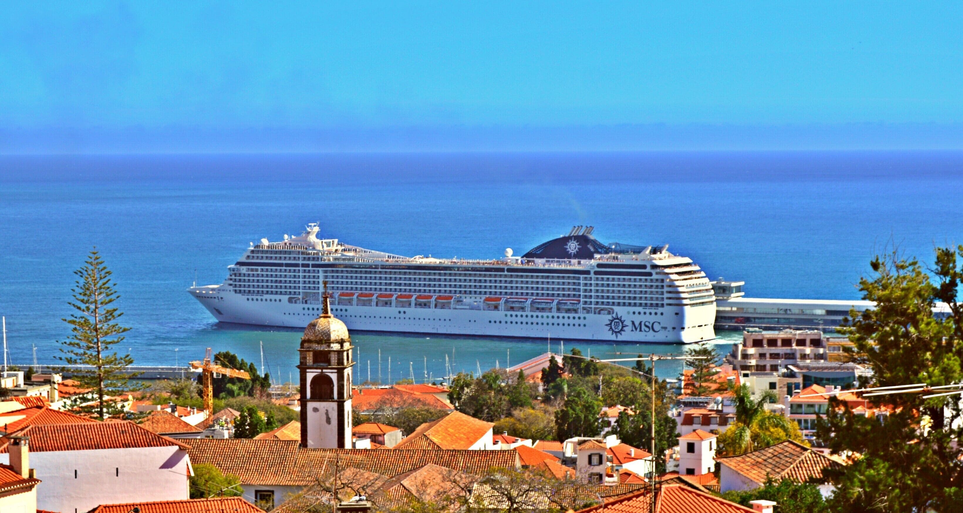 Blick von der Unterkunft