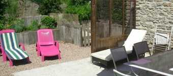 Stone house in peace