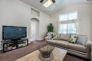 TV, table football, ping pong