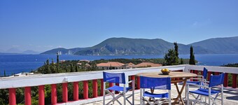 Villa in Fiscardo, piscina privata e viste mare