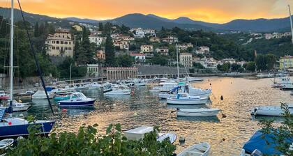 Luonnollinen idylli merinäköalalla Kvarner-lahdelle, 5 km päässä Opatijasta