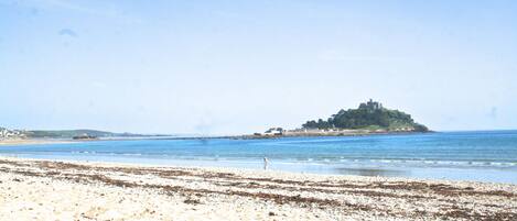 En la playa