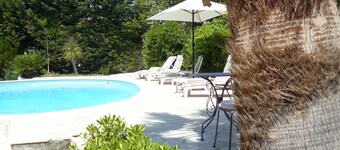 Very beautiful VILLA 300 m beaches, air-conditioned, covered terrace, barbecue, 