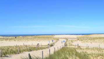 Vlak bij het strand