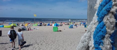 Beach nearby, sun loungers
