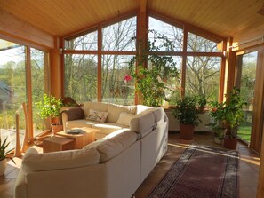 Sofa mit Blick auf das Meer