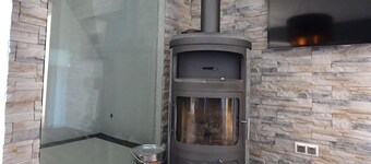 Ferinewohnung met uitzicht op het kasteel in Schleiden hoofdstad van het Nationaal Park Eifel.