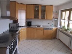 Kühlschrank, Ofen, Herdplatte, Geschirrspüler