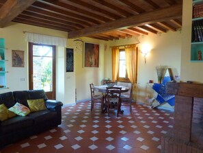 Interior - Fantastic rustico with a dream view to the sea. Sun terrace. (Strettoia)