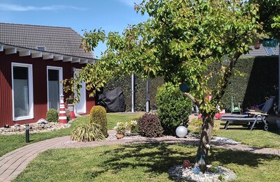 4 * FH with garden, playground, sauna, fitness, 2 bedrooms, kitchen with dishwasher