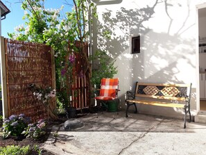 Terrace/patio - Nice apartment with garden, very close to the city center (Celle)