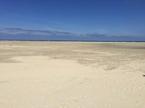 En la playa