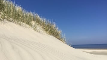 Vlak bij het strand