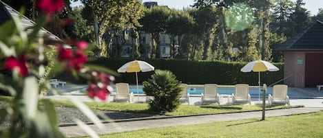 Una piscina riscaldata