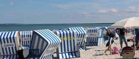 Vlak bij het strand