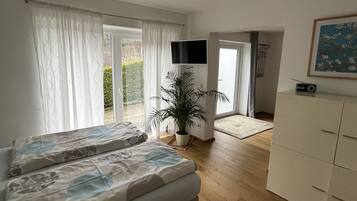 2 habitaciones, cuna de viaje, wifi y ropa de cama