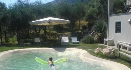 Villa with private pool, garden, quality furnishings in a beautiful location.