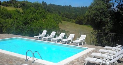 panoramica casa con piscina privata
