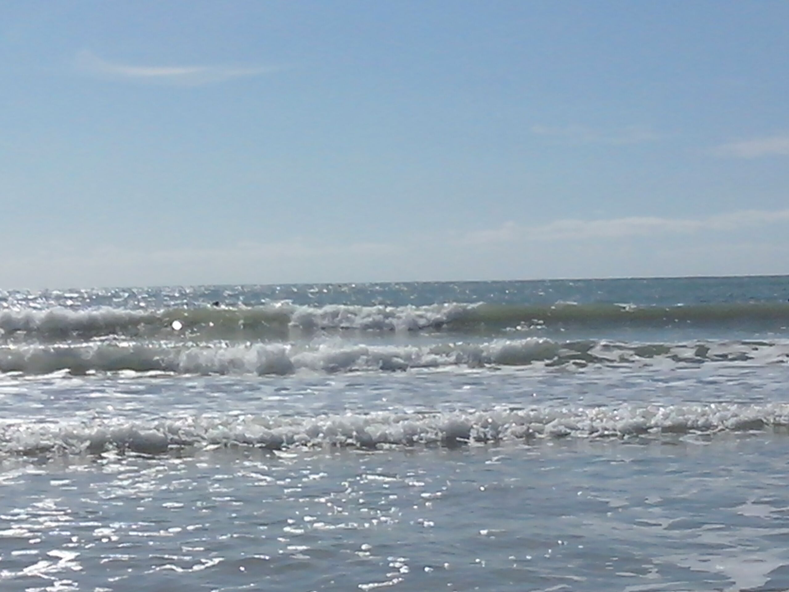 靠近海滩