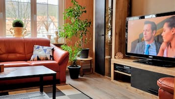 Smart-TV, DVD-Player, Bücher, Musikbibliothek