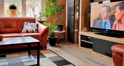 95 m² elämäntyyli tyylikkäässä kattohuoneistossa: hiljainen ja viehättävä. - WiFi mahdollista