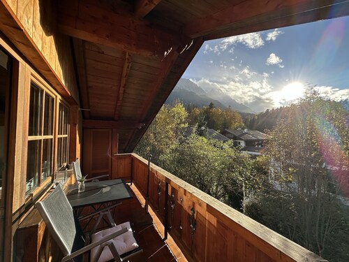 Apartment mit Zugspitzblick