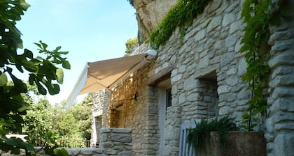 Provencal stone cottage 2 pers. Welcome dog. Swimming pool . Wlan ...