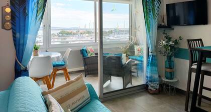 IMPREGNABLE VIEW ON THE PORT OF PLAISANCE - SEA 50 M