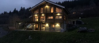 Seasonal rental self-contained apartment in chalet with view of the lake and GERARDMER