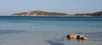 House with garden, calm, sea and view of the Ospédale massif